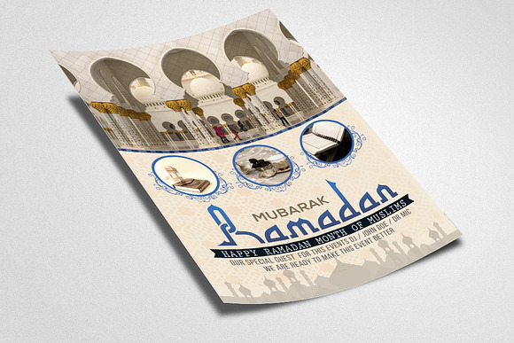 Ramadan Mubarak Islamic Psd Flyer in Flyer Templates - product preview 1