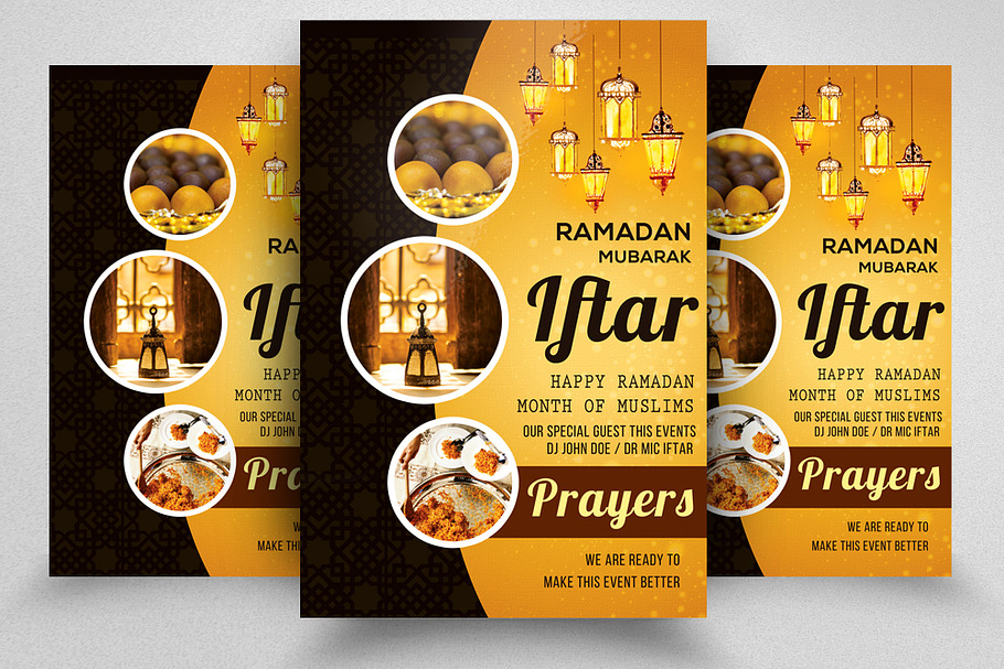 Iftar Party Religious Flyer Template