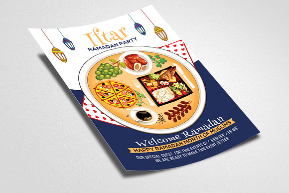 Iftar Ramadan Party Flyer Templates in Flyer Templates - product preview 1