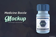 Medicine Bottle Mockup