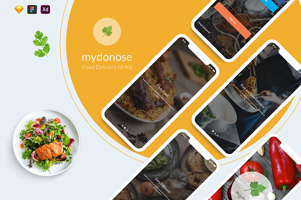 Mydonose Food Delivery UI Kit