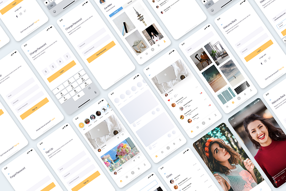 Ainos Social App UI/UX Kit in UI Kits and Libraries - product preview 3