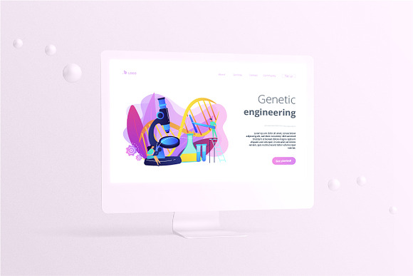 High tech concept illustrations in Web Elements - product preview 3