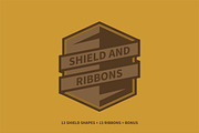 Shield and Ribbons