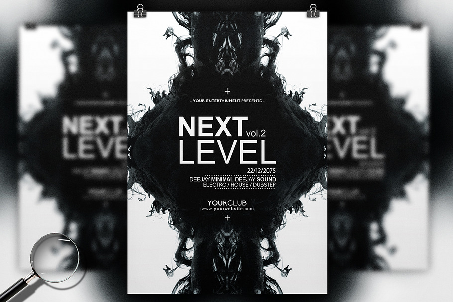 Next Level | Minimalist Flyer Design