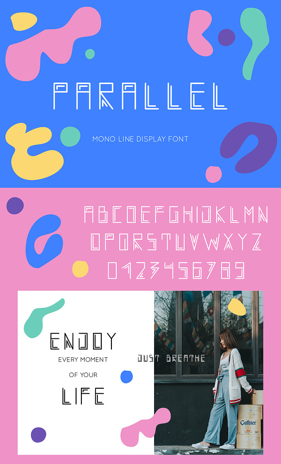 PARALLEL FONT in Display Fonts - product preview 4