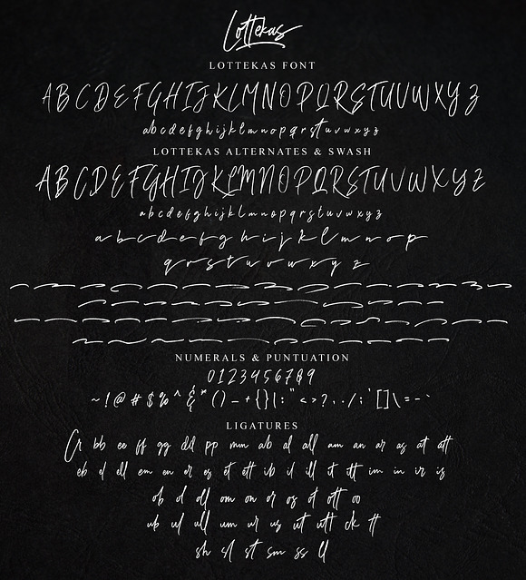 Lottekas Brush in Script Fonts - product preview 5