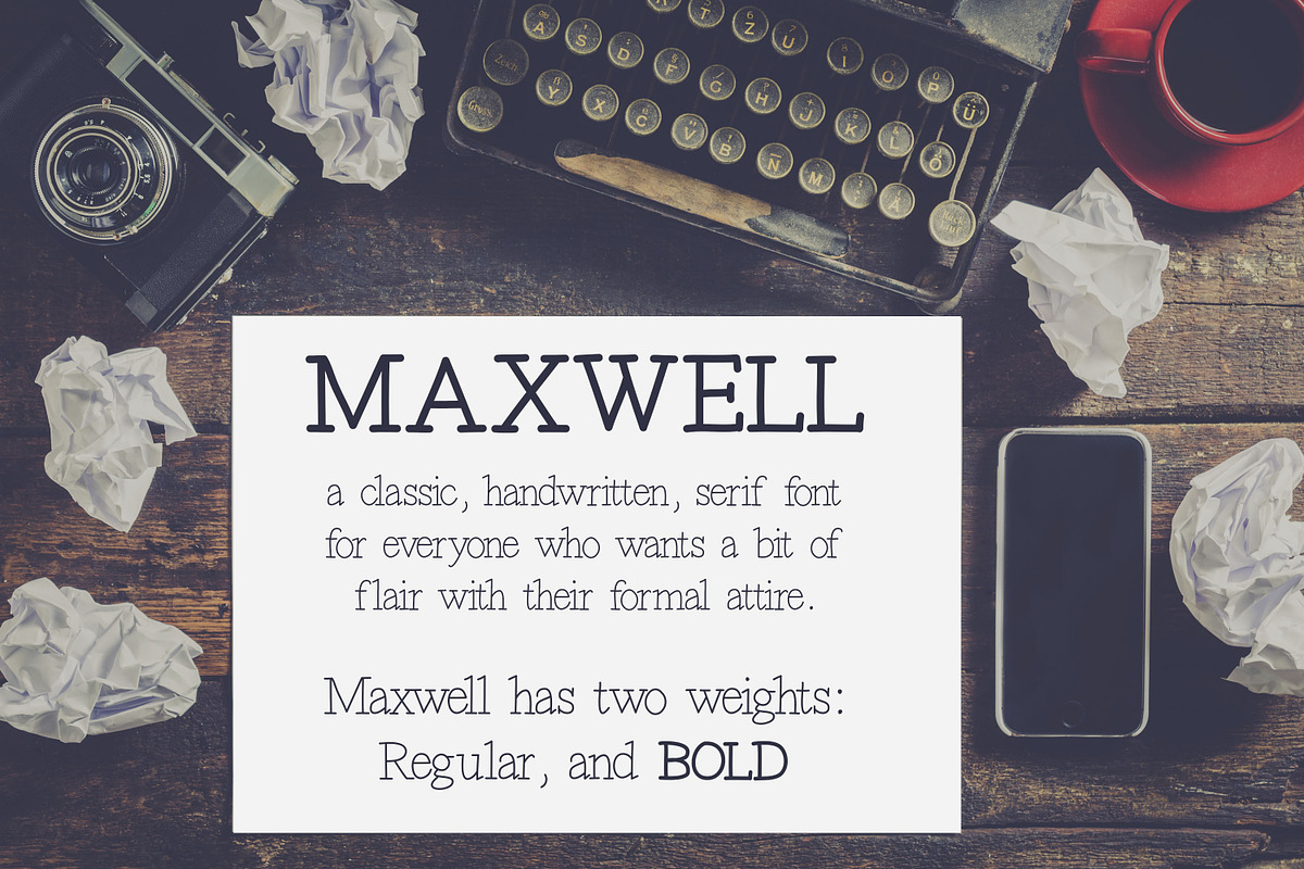 Maxwell in Slab Serif Fonts - product preview 8