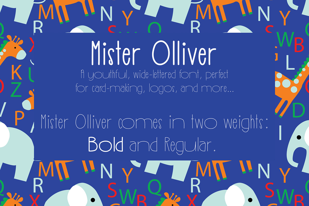 Mister Olliver in Sans-Serif Fonts - product preview 8