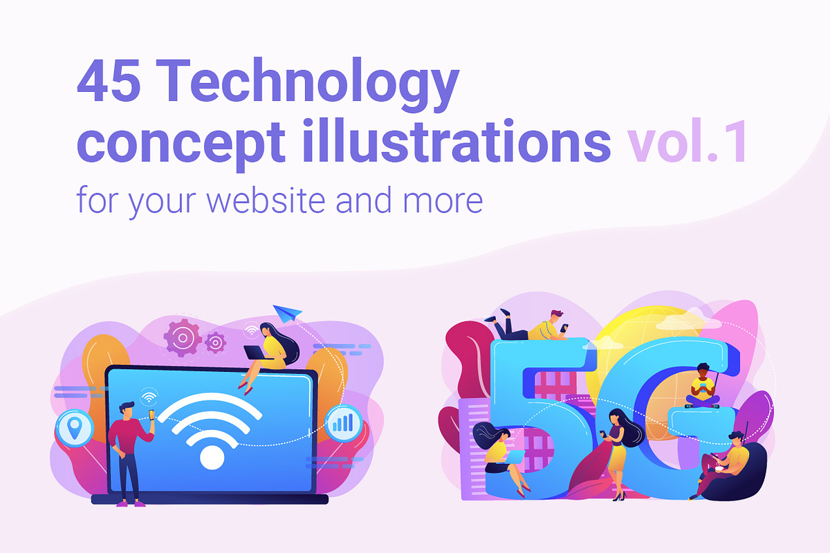 Technology concept illustrations in UI Kits and Libraries - product preview 8