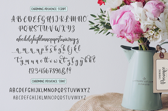 Charming Provence in Script Fonts - product preview 8