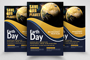 Happy Earth Day Poster Template