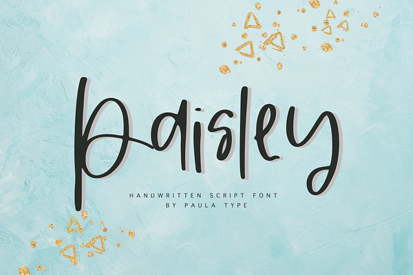 Paisley | Handwritten Font