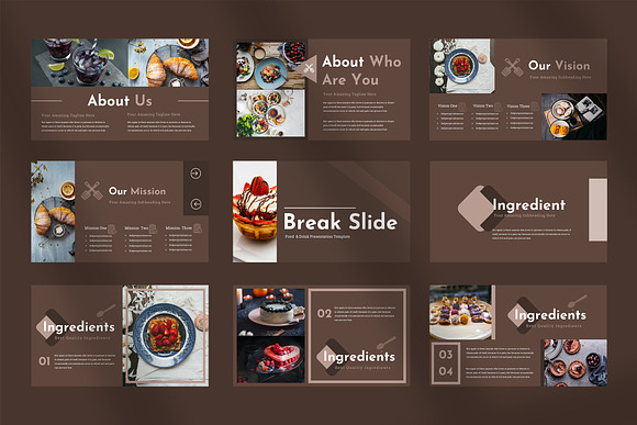 Desserts - Restaurant Google Slides in Google Slides Templates - product preview 3