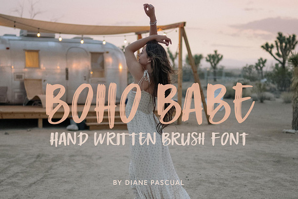 Boho Babe Font in Script Fonts - product preview 7