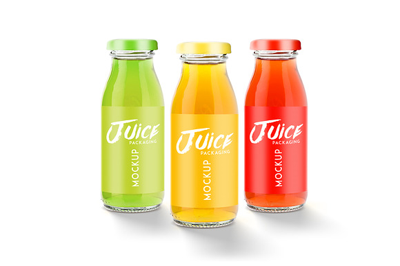 Juice Bottle Mock-Up in Product Mockups - product preview 7
