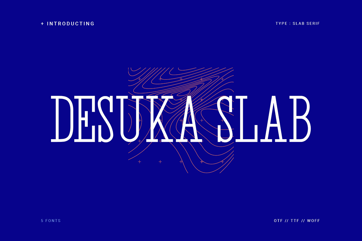 Desuka Slab Font in Slab Serif Fonts - product preview 8