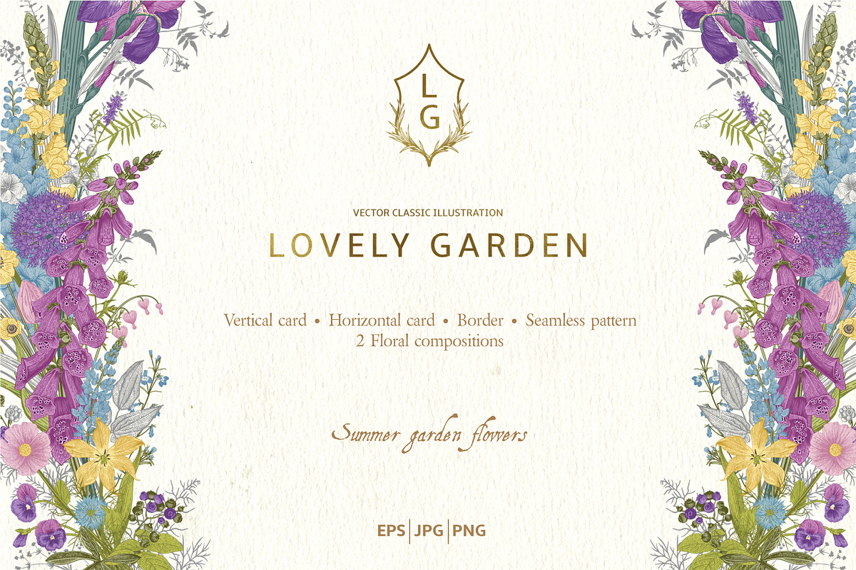 Lovely Garden in Illustrations - product preview 8