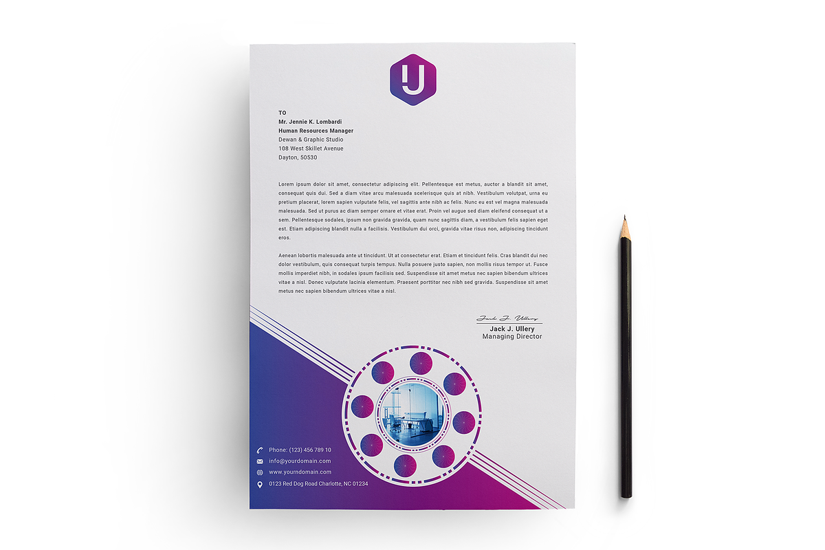Letterhead Design in Stationery Templates - product preview 8