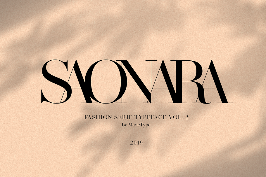 MADE SAONARA in Serif Fonts - product preview 8