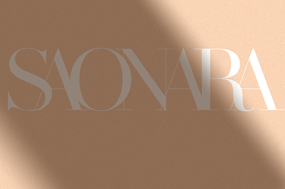MADE SAONARA in Serif Fonts - product preview 19