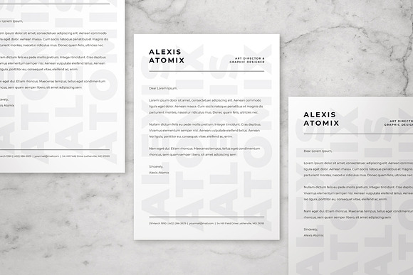 Professional Resume & Cover Letter 2 in Resume Templates - product preview 2