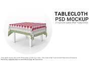 Square Tablecloth Mockup Set