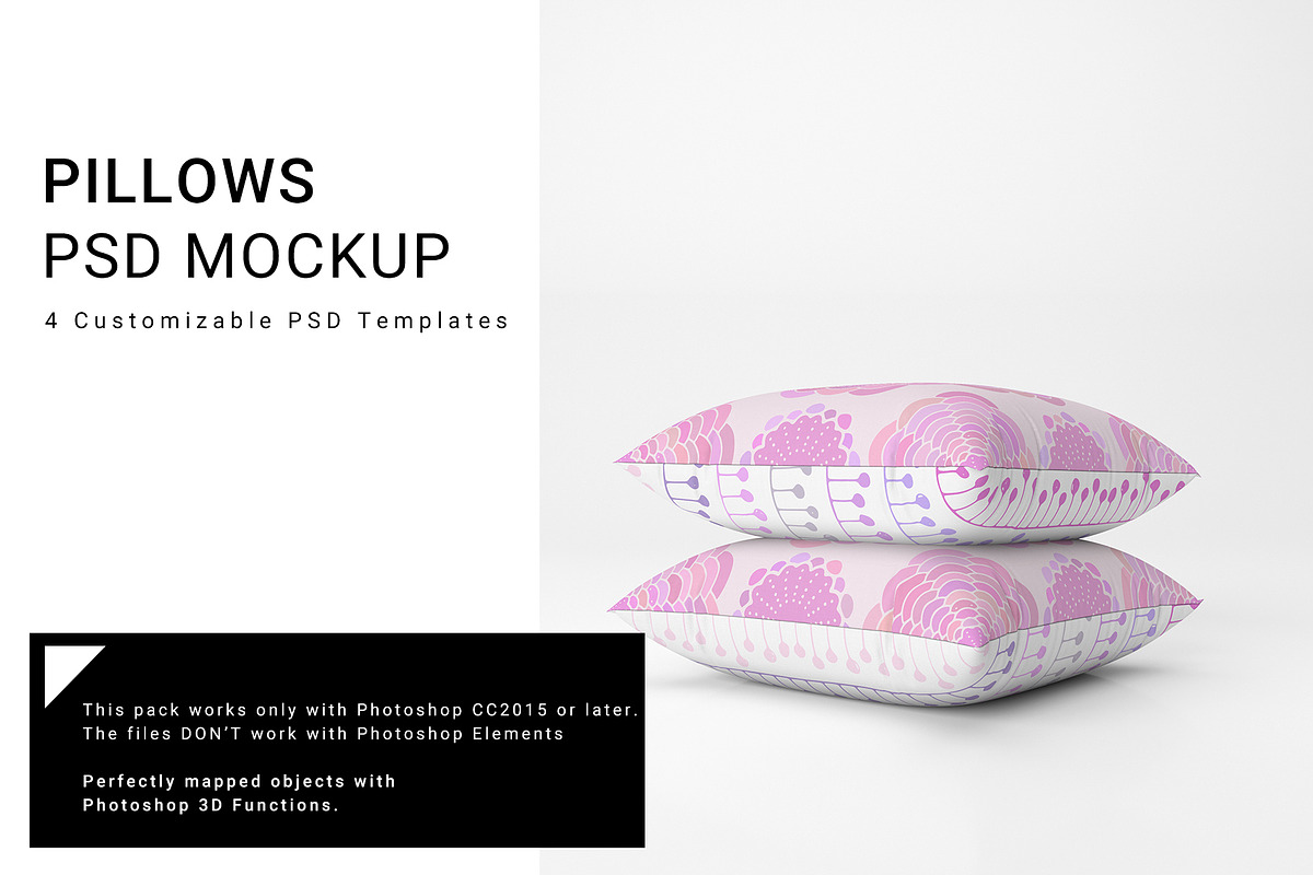 Throw Pillows Mockup Set in Print Mockups - product preview 8