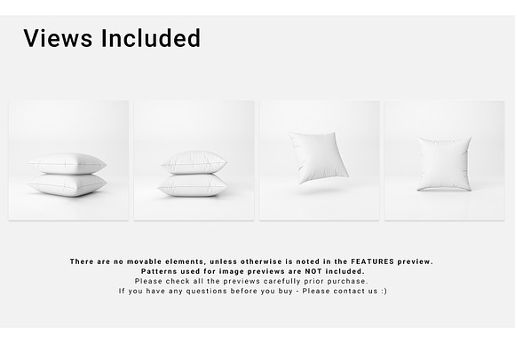 Throw Pillows Mockup Set in Print Mockups - product preview 1