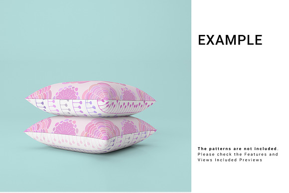 Throw Pillows Mockup Set in Print Mockups - product preview 5
