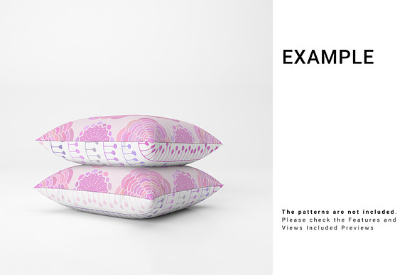 Throw Pillows Mockup Set in Print Mockups - product preview 6