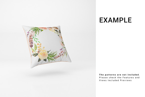 Throw Pillows Mockup Set in Print Mockups - product preview 8