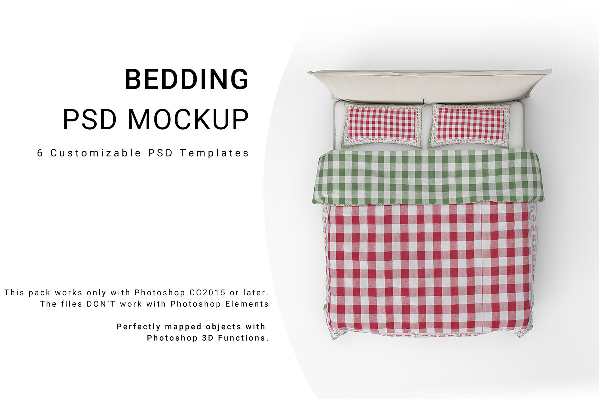 Bed Linen Mockup Set in Print Mockups - product preview 8