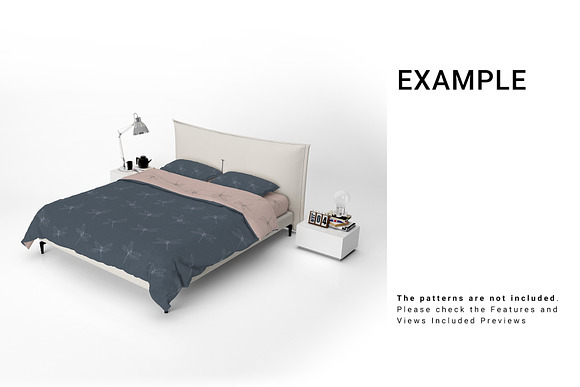 Bed Linen Mockup Set in Print Mockups - product preview 4