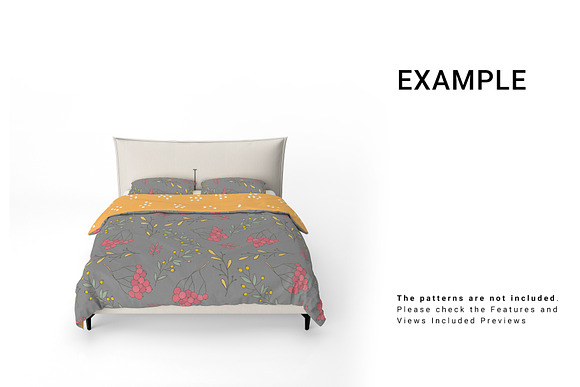 Bed Linen Mockup Set in Print Mockups - product preview 5