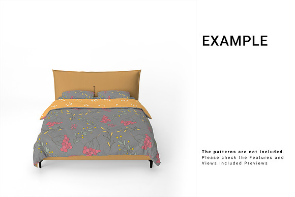 Bed Linen Mockup Set in Print Mockups - product preview 6