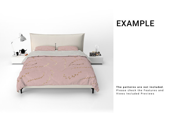 Bed Linen Mockup Set in Print Mockups - product preview 7
