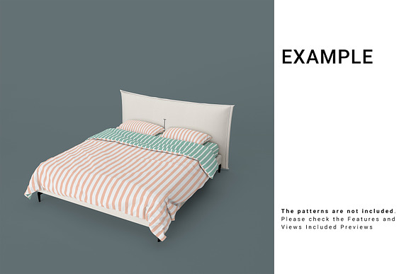 Bed Linen Mockup Set in Print Mockups - product preview 9