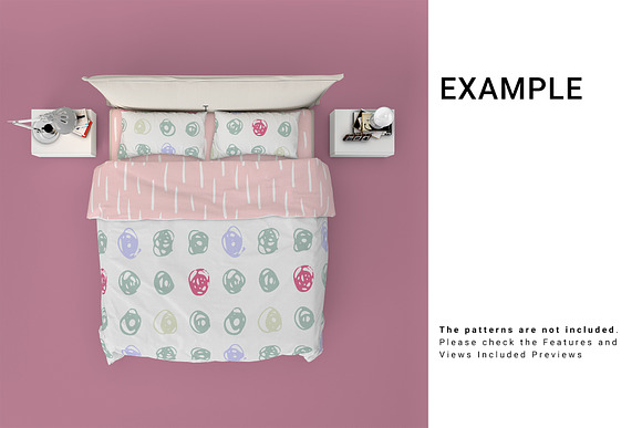 Bed Linen Mockup Set in Print Mockups - product preview 11