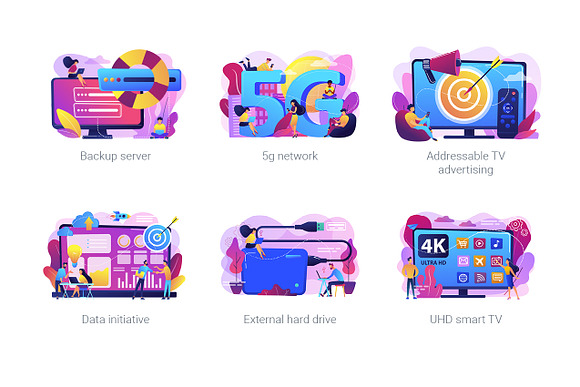 Technology concept illustrations in UI Kits and Libraries - product preview 5