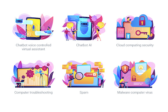 Technology concept illustrations in UI Kits and Libraries - product preview 9
