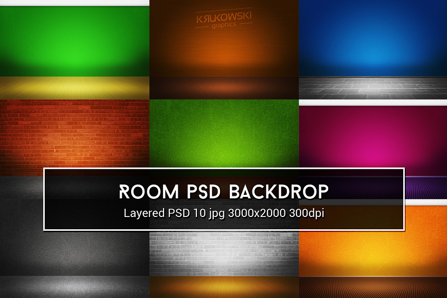 Room PSD Backdrop in Textures - product preview 8