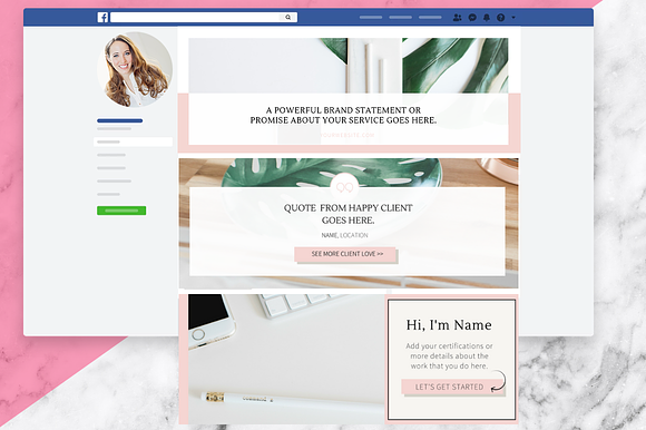 Facebook Page Canva Templates in Facebook Templates - product preview 4