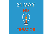 World no Tobacco Day 31th May poster