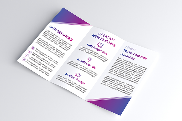 Tri-fold Brochure-Multipurpose in Brochure Templates - product preview 2