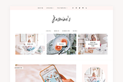 Feminine Blog + Shop Theme - Jasmine