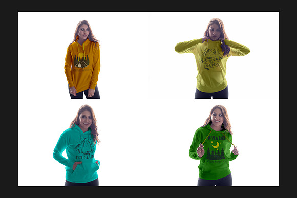 Hoodie Mock-Up Set in Product Mockups - product preview 6