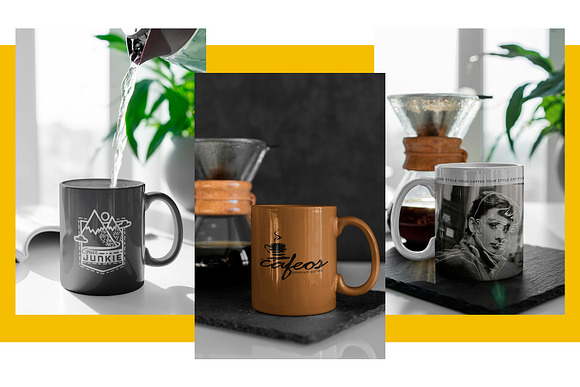 Mug Mock-Up's Shadows Collection in Mockup Templates - product preview 5
