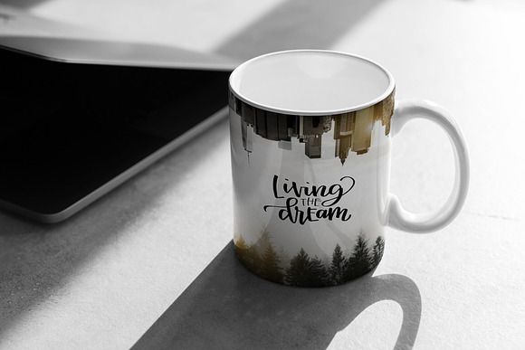 Mug Mock-Up's Shadows Collection in Mockup Templates - product preview 6