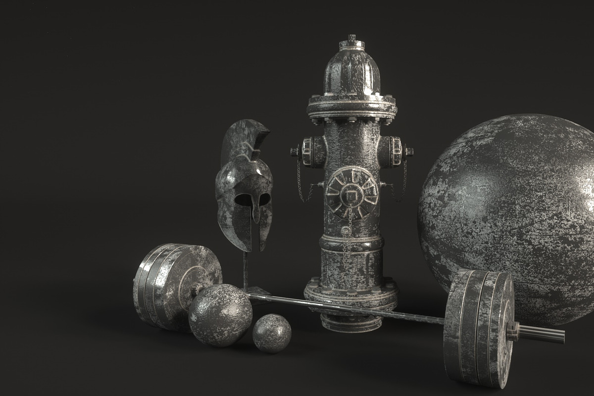 10 Grunge Metal Mats for C4D Octane in Textures & Materials - product preview 8